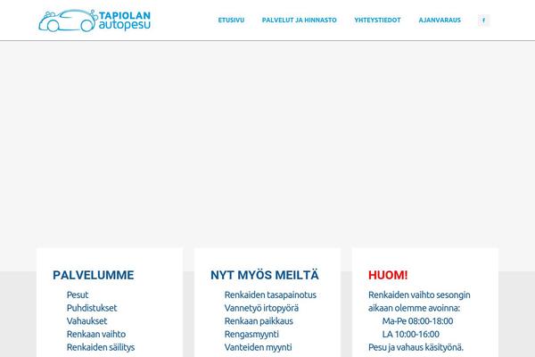 Site using TablePress plugin