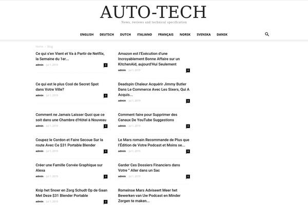 WordPress website example screenshot