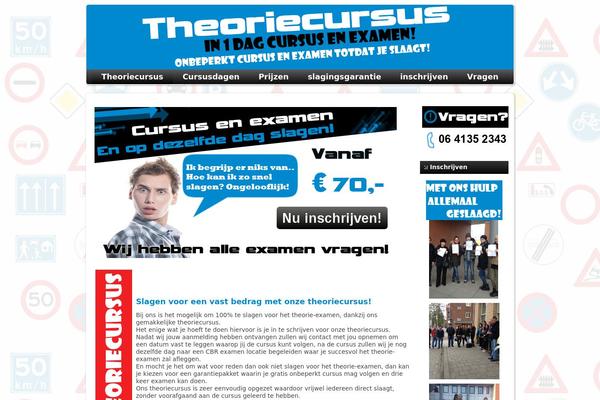 auto-theorie-cursus.nl site used Templatenov2013