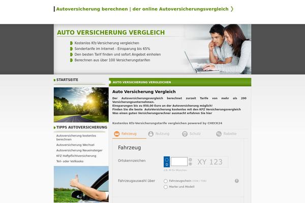 auto-versicherungsrechner.info site used Versicherung