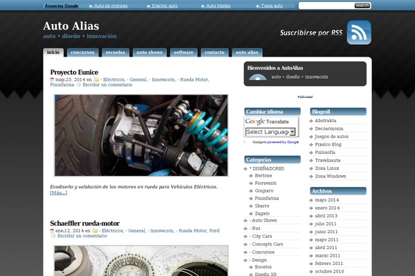 autoalias.com site used StudioPress