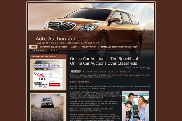 autoauctionzone.com site used Brown_car_theme