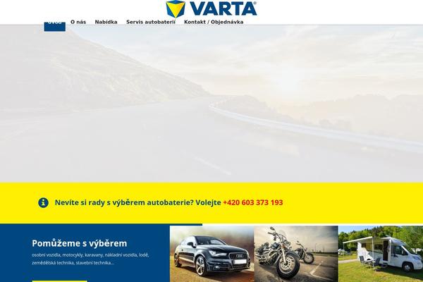 autobaterie-hk.cz site used Varta