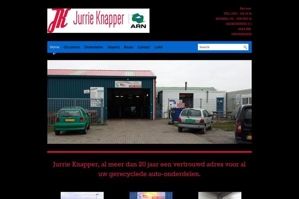 autobedrijfjknapper.nl site used Blackbirdtheme-trial