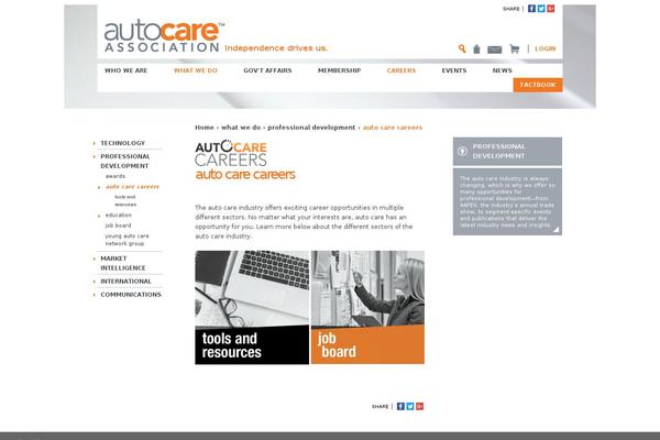 autocarecareers.org site used Gecko-theme