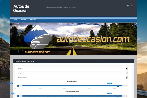 autodeocasion.com site used Divi-2-5-3