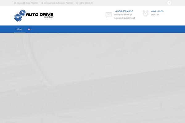 Autoser theme site design template sample
