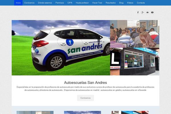 autoescuelassanandres.com site used Gridalicious-pro