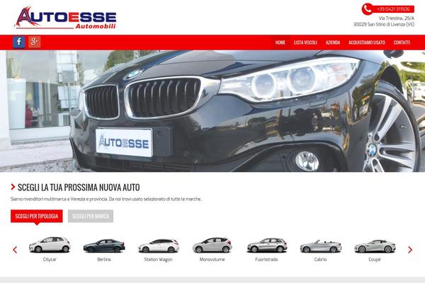 Gestionaleauto theme site design template sample