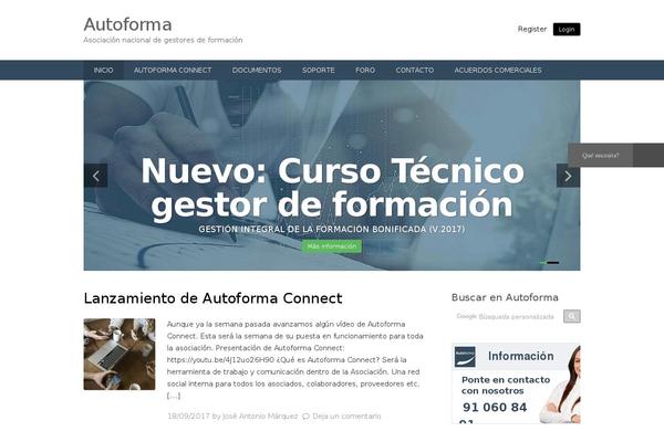 autoforma.es site used Buddyboss Child