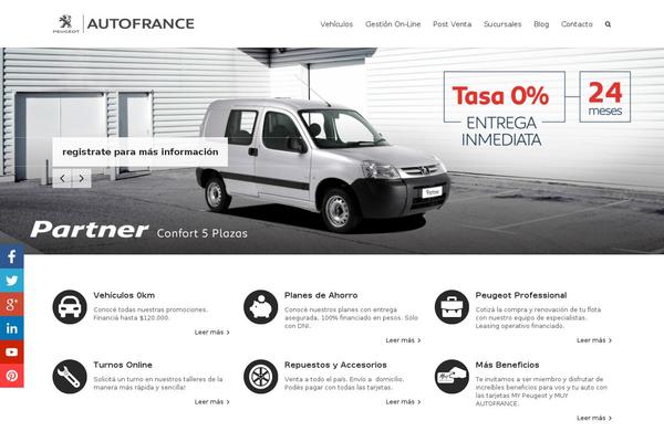 autofrance.com.ar site used Peugeot_2021