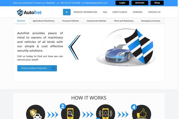 autofret.com site used Mespiltheme