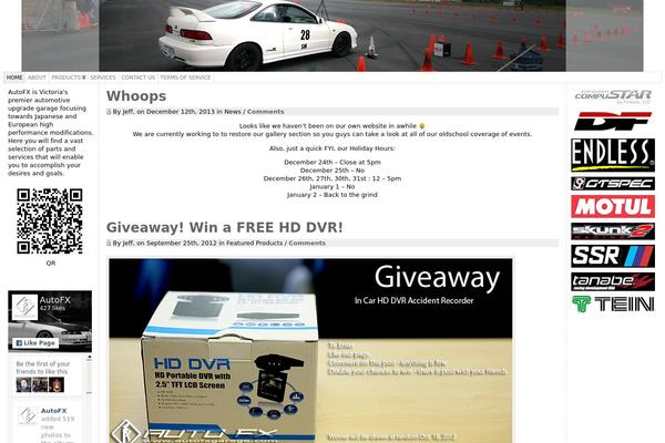 WordPress website example screenshot