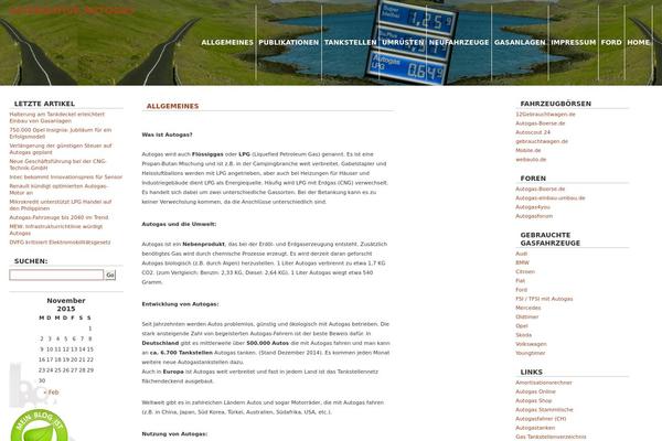 WordPress website example screenshot