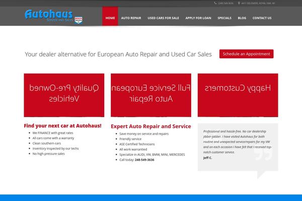 autohaus.net site used Automotive Car Dealership Business WordPress Theme