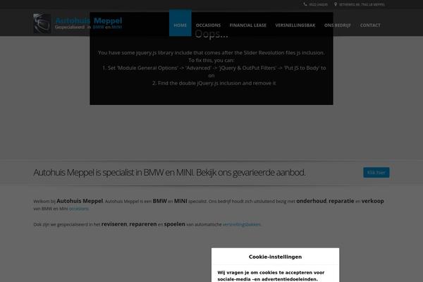 WordPress website example screenshot