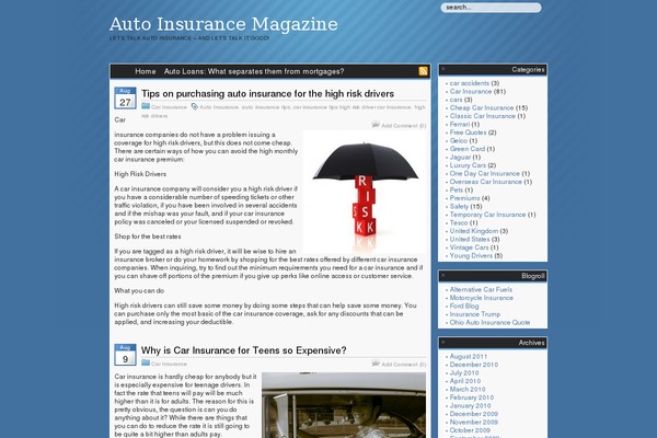 autoinsurancemagazine.com site used Auto-insurance-magazine