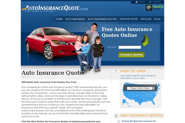 autoinsurancequote.com site used Aiq