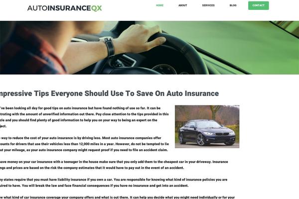 autoinsuranceqx.com site used Insurance-hub-child