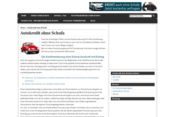 WordPress website example screenshot