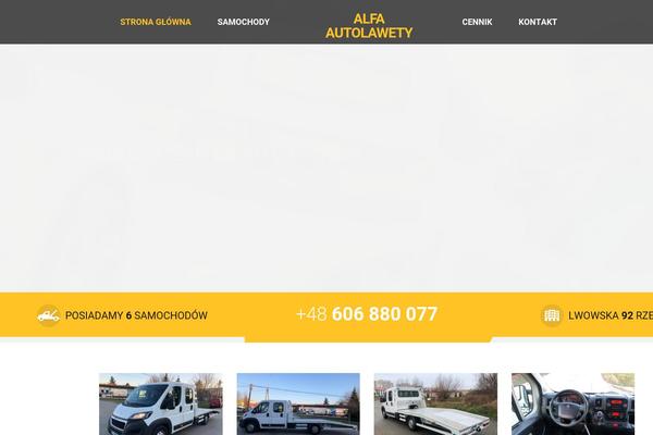 autolaweta-wynajem.com site used Towy