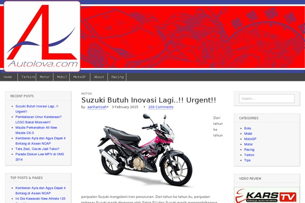 autolova.com site used Magazine Basic