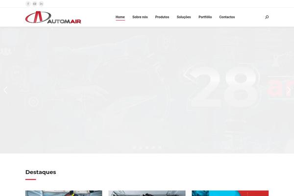 WordPress website example screenshot