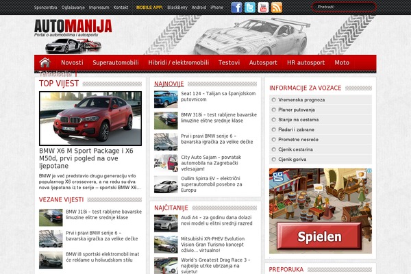 automanija.com site used Automanija