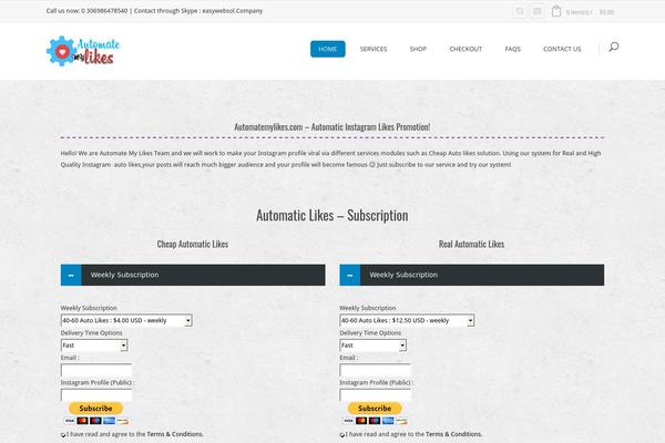 inCreate theme site design template sample
