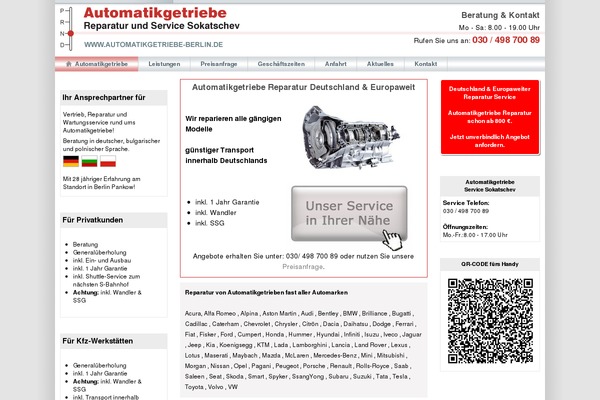 automatikgetriebe-berlin.de site used Automatikgetriebe