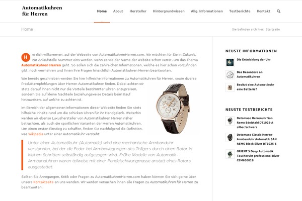 Enfold theme site design template sample