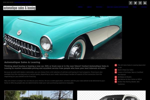 WordPress website example screenshot
