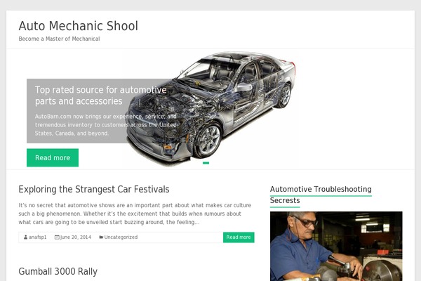Spacious theme site design template sample