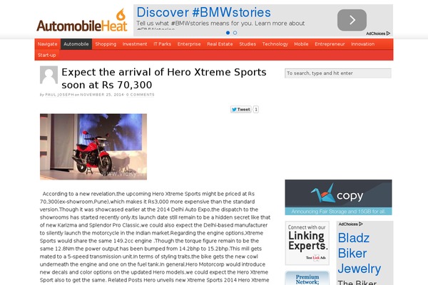 Thesis 1.8 theme site design template sample
