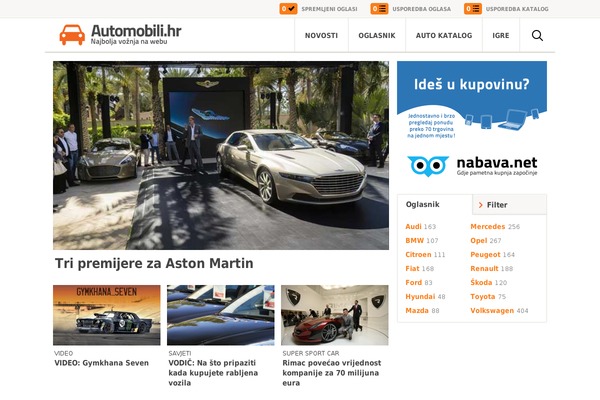 automobili.hr site used Automobili.hr