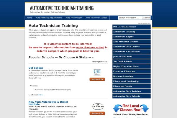 automotive-technician-training.com site used Genesis