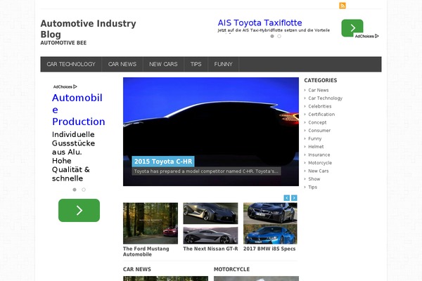 automotivebee.com site used Eris