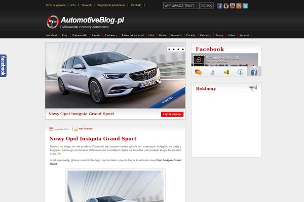 automotiveblog.pl site used Automotiveblog