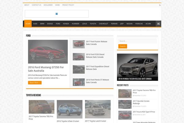 Sahifa theme site design template sample