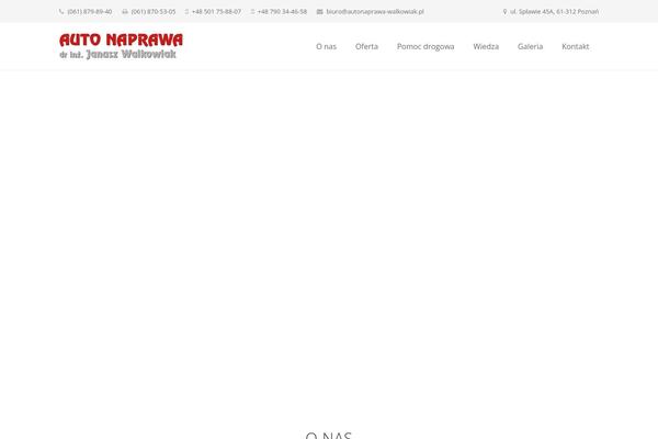 Impreza Child theme site design template sample