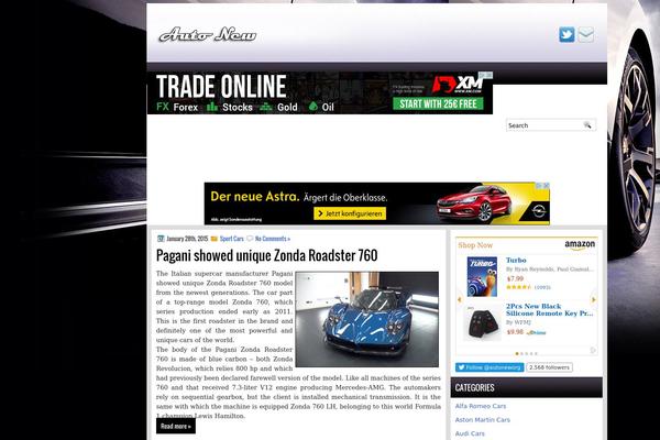 CarBlog theme websites examples