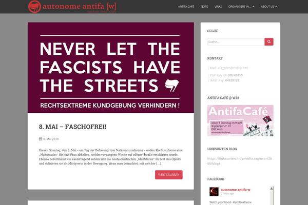 WordPress website example screenshot