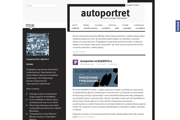 autoportret.pl site used Autoportret