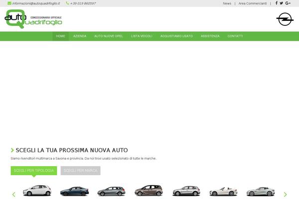 Gestionaleauto theme site design template sample