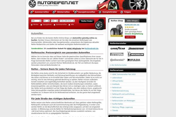 autoreifen WordPress theme, websites list used autoreifen theme autoreifen theme websites examples