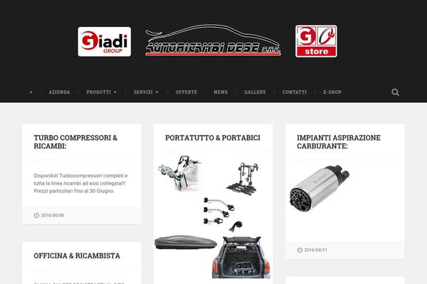 WordPress website example screenshot