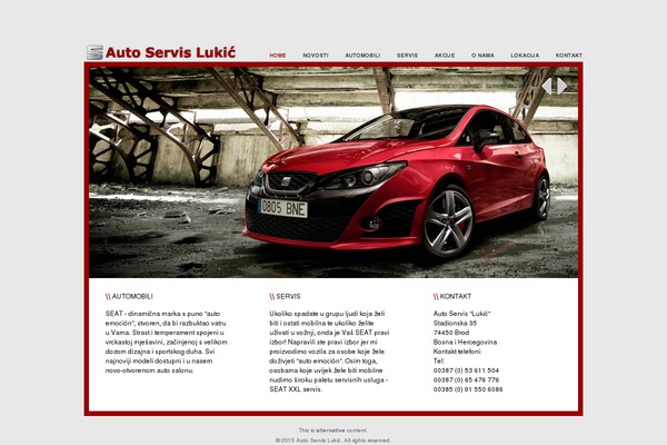autoservislukic.com site used Lukicservis