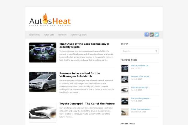 autosheat.com site used Fresh & Clean