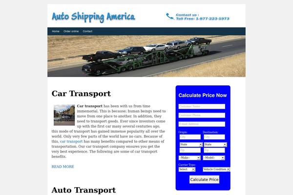 WordPress website example screenshot