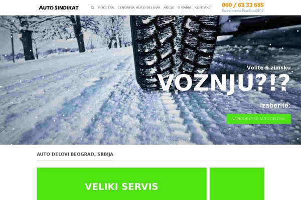 WordPress website example screenshot